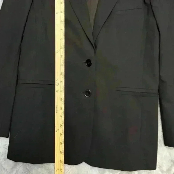 Joseph Paris Single Breasted Wool Blazer Suit Jacket Quiet Luxury Old Money Gray - Picture 13 of 15